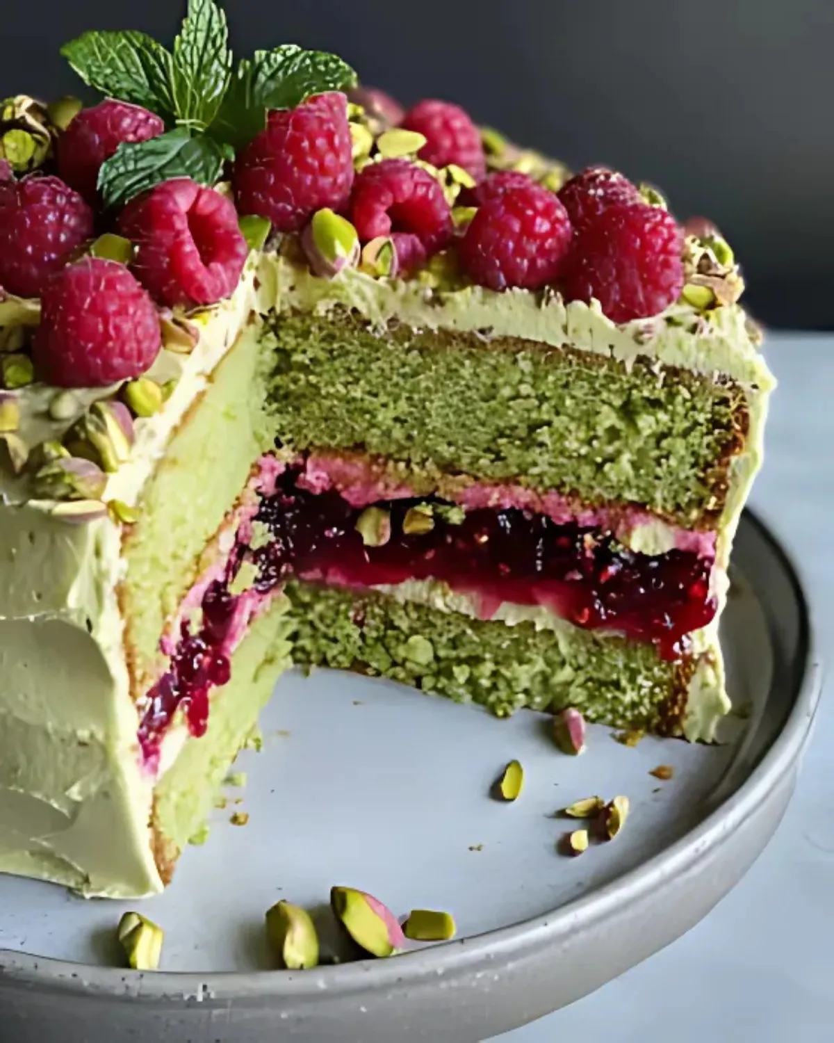 Spreading Jam on Buttercream Layer