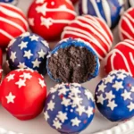 Bite-Size Patriotic Oreo Balls for Memorial Day and July 4th