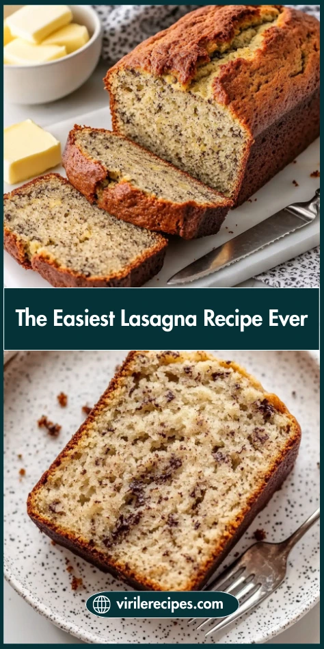 A golden-brown slice of banana bread showcasing the rich texture of a Super Moist Banana Bread Recipe served on a speckled plate.