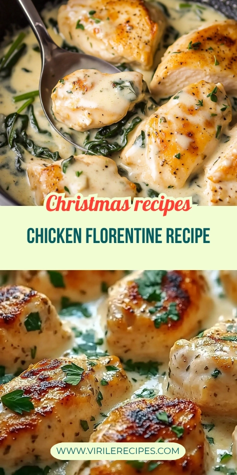 Creamy Chicken Florentine – The Coziest Christmas Skillet Recipe