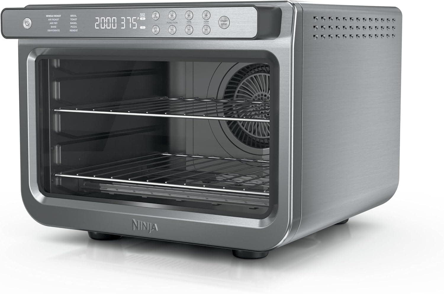 Ninja countertop convection oven with digital display and multiple cooking functions