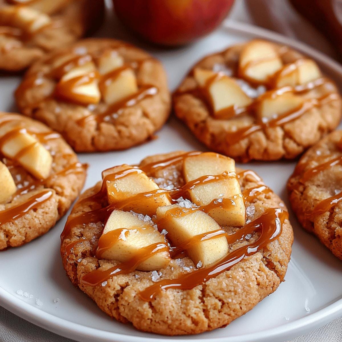 Caramel Apple Cookies