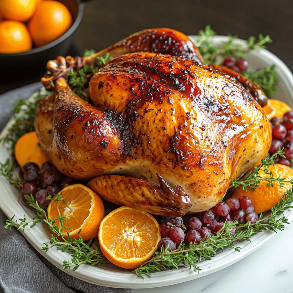 Maple-Glazed Turkey