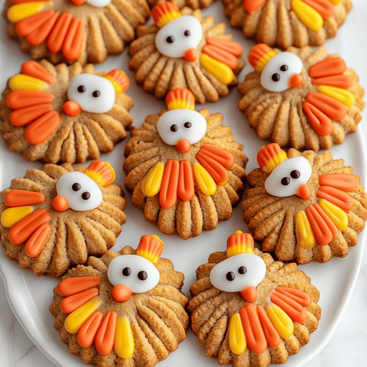 Nutter Butter Turkey Cookies