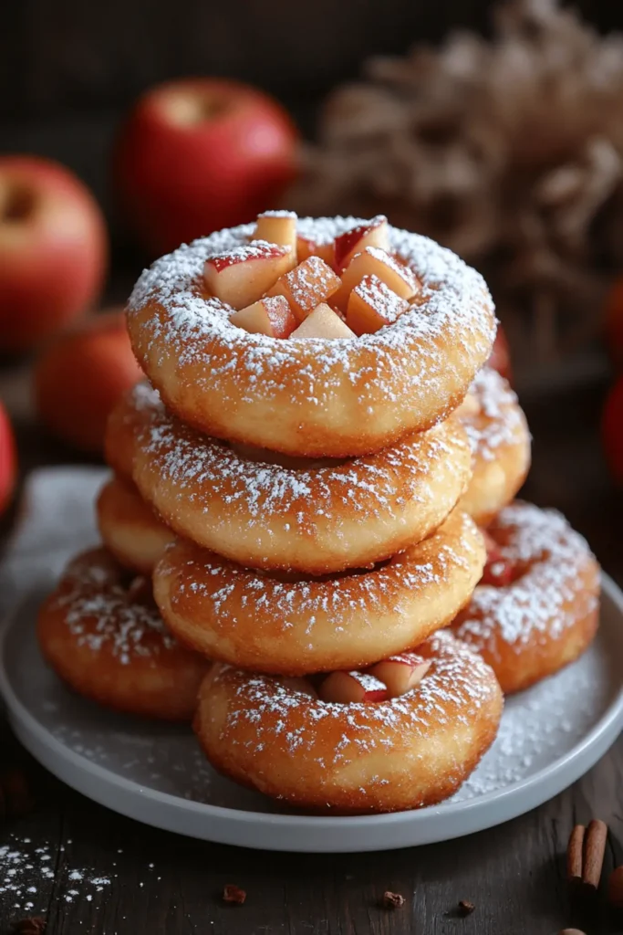 Air Fryer Apple Fritters