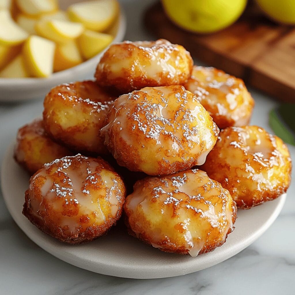Air Fryer Apple Fritters
