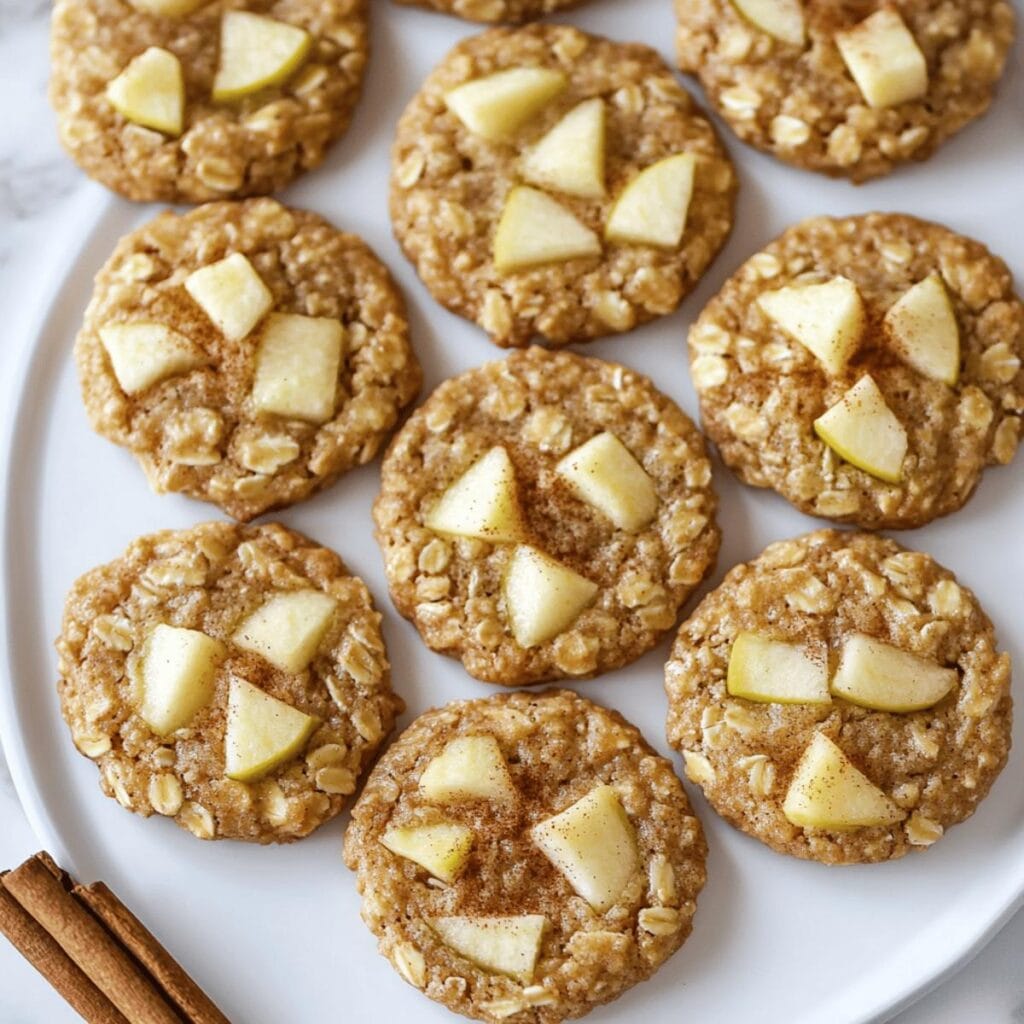 Apple Cinnamon Oatmeal Cookies