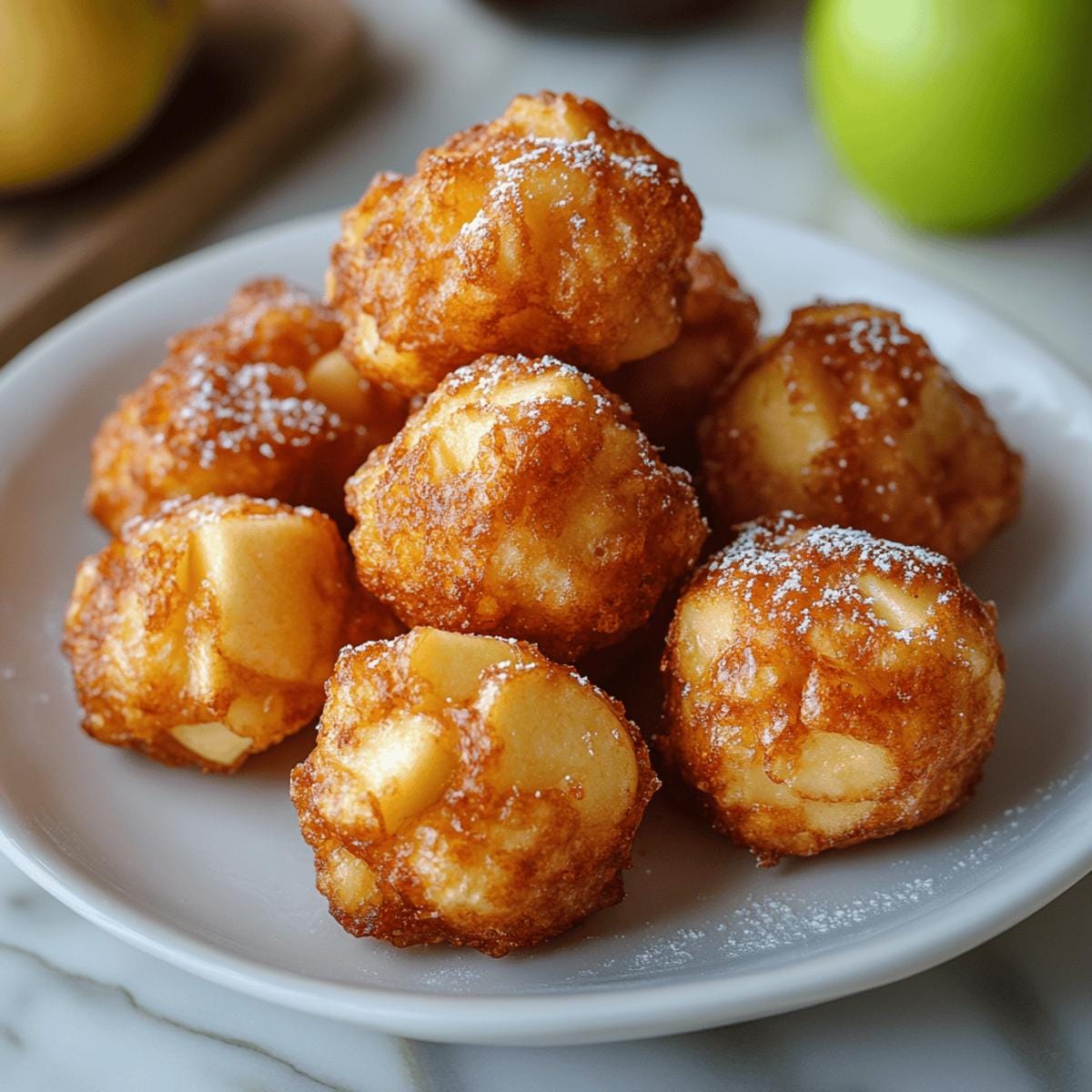 Apple Fritter Bites