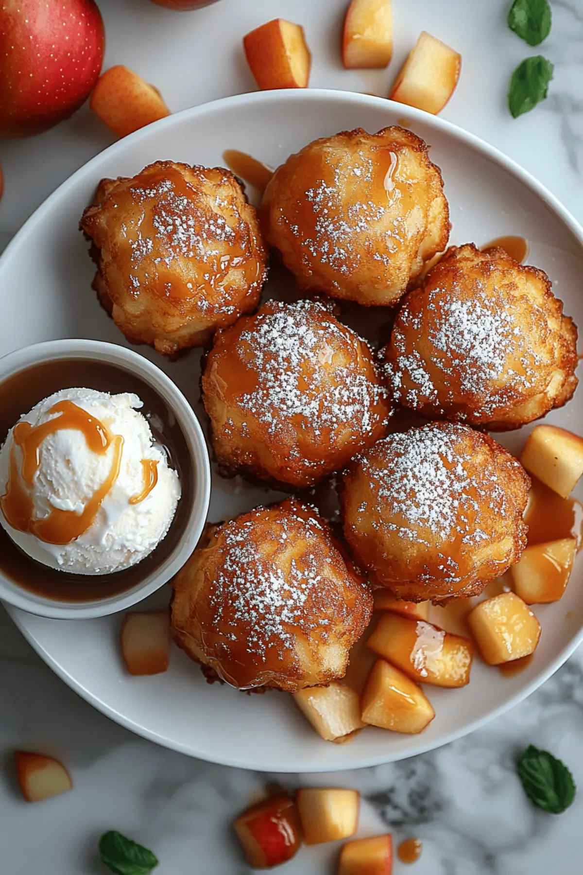 Apple Fritter Bites