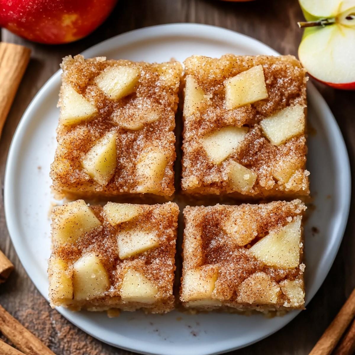 Apple Snickerdoodle Bars