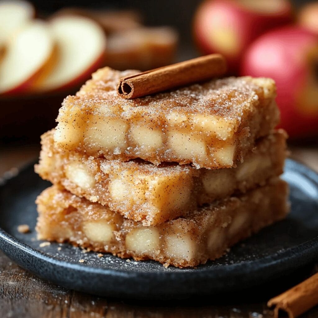 Apple Snickerdoodle Bars
