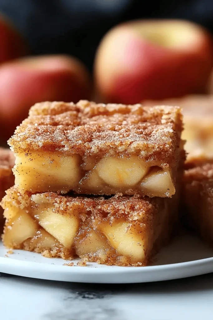 Apple Snickerdoodle Bars