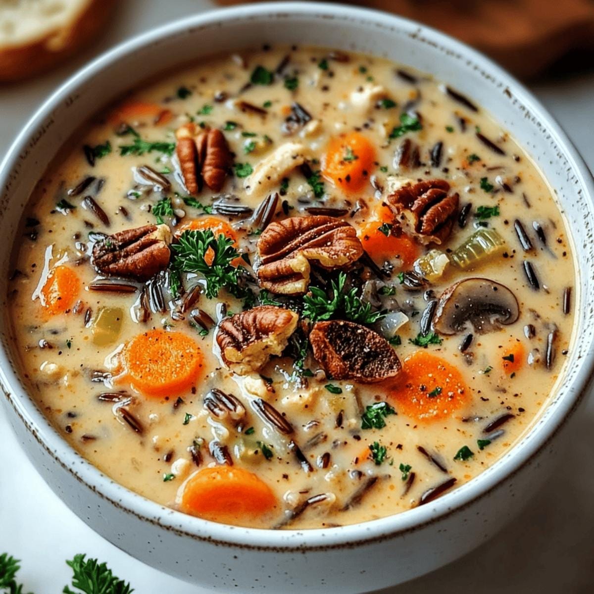 Autumn Wild Rice Soup