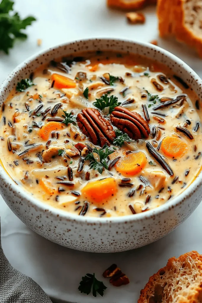 Autumn Wild Rice Soup