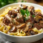 Beef Stroganoff with Stew Meat