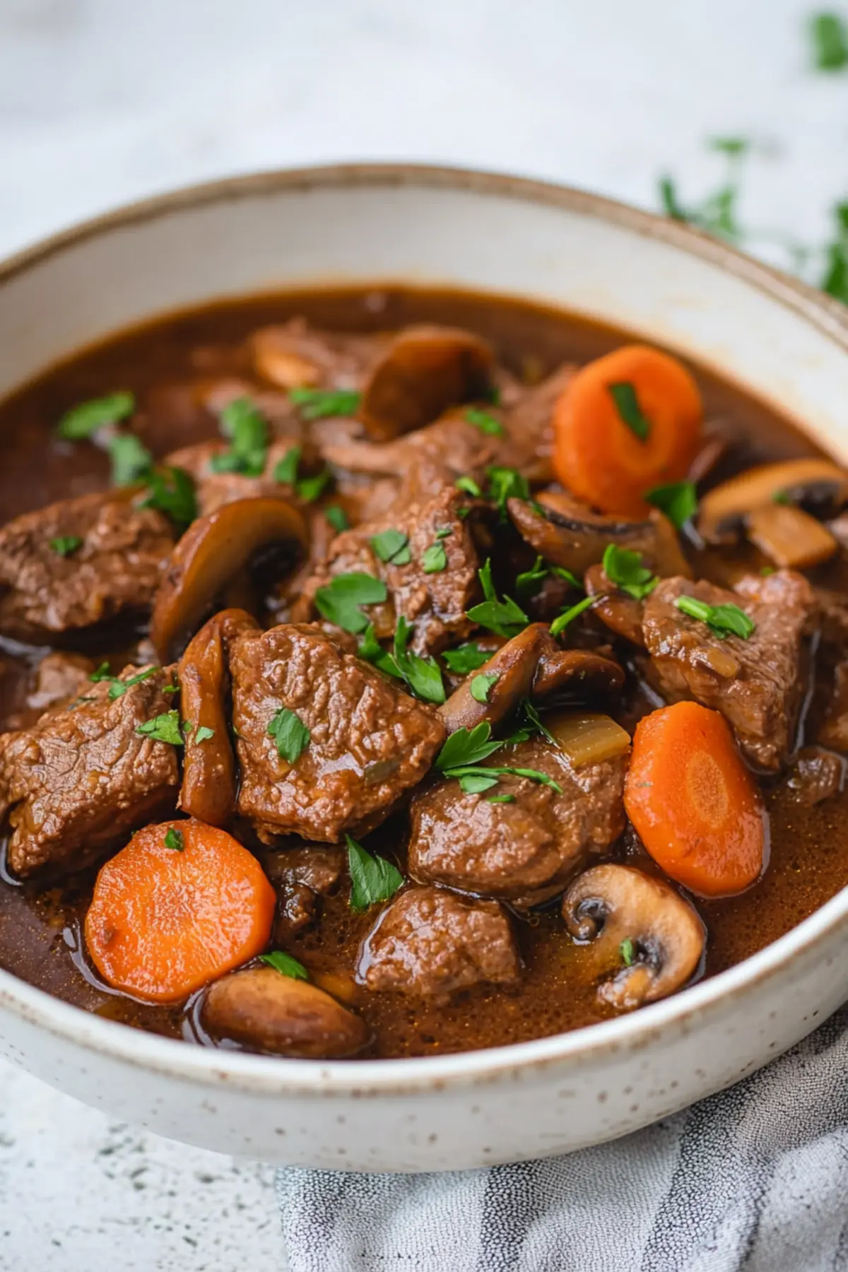 Beef and Mushroom Stew