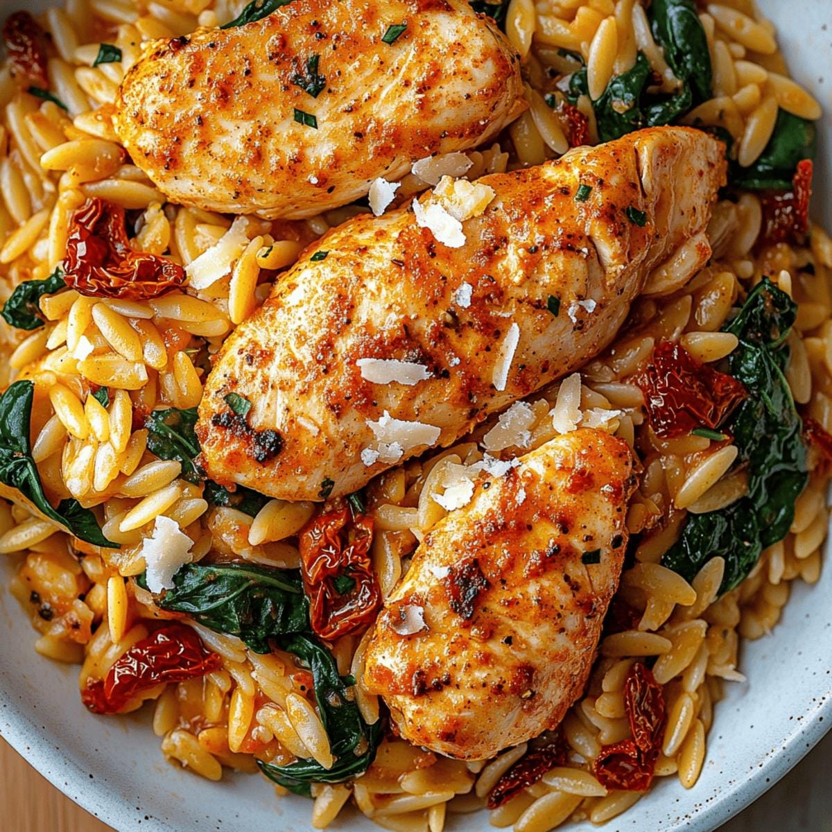 Cajun Chicken Orzo