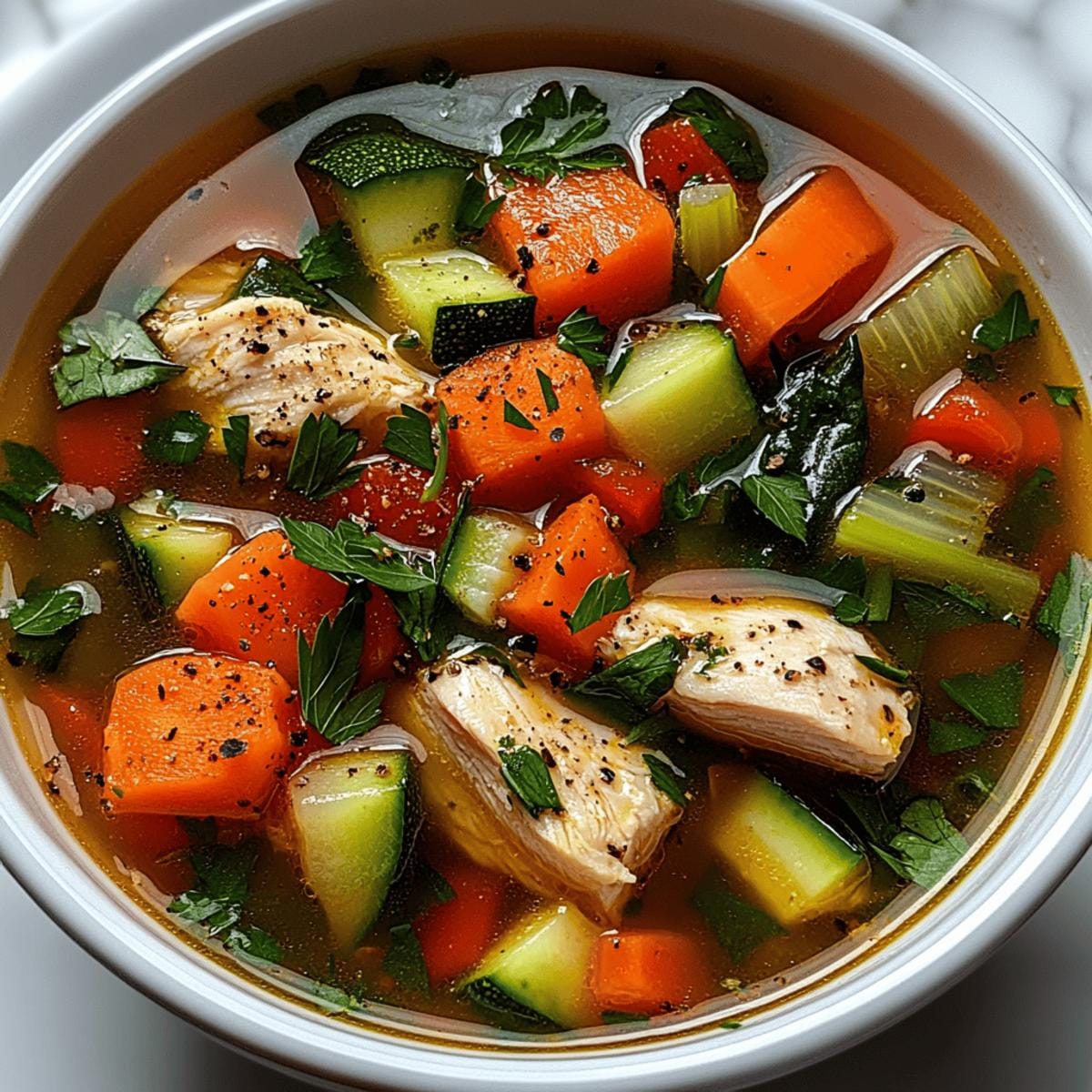 Chicken & Veggie Soup