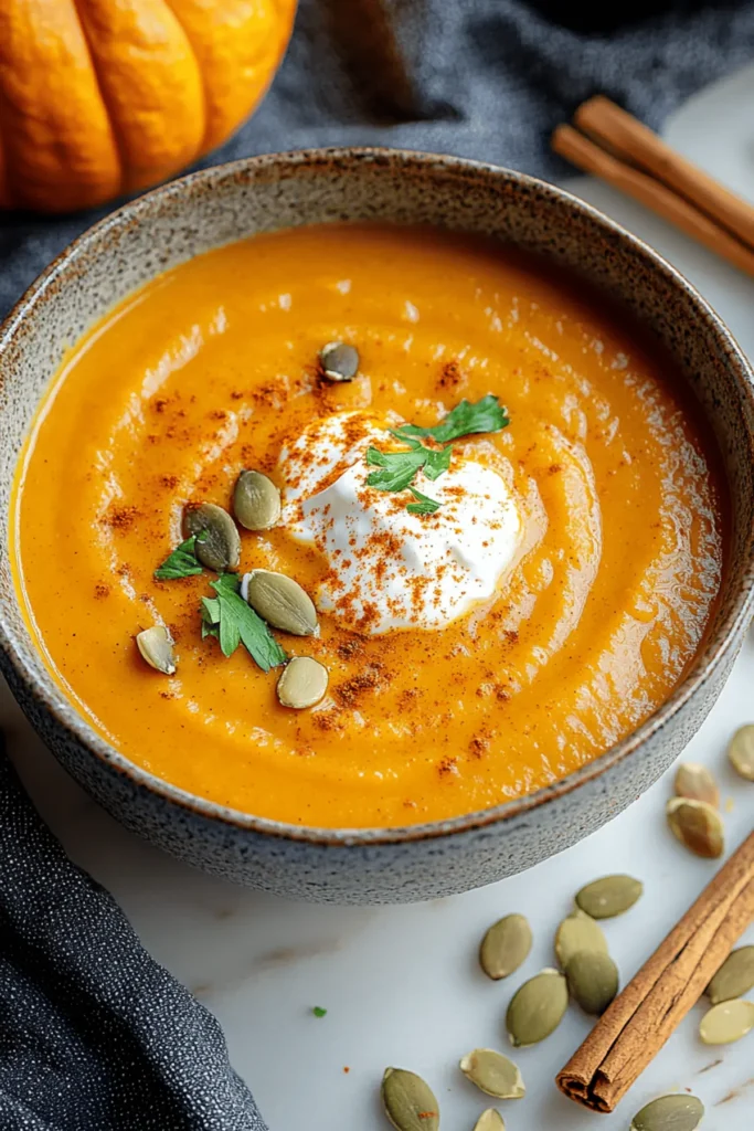 Cinnamon Pumpkin Soup