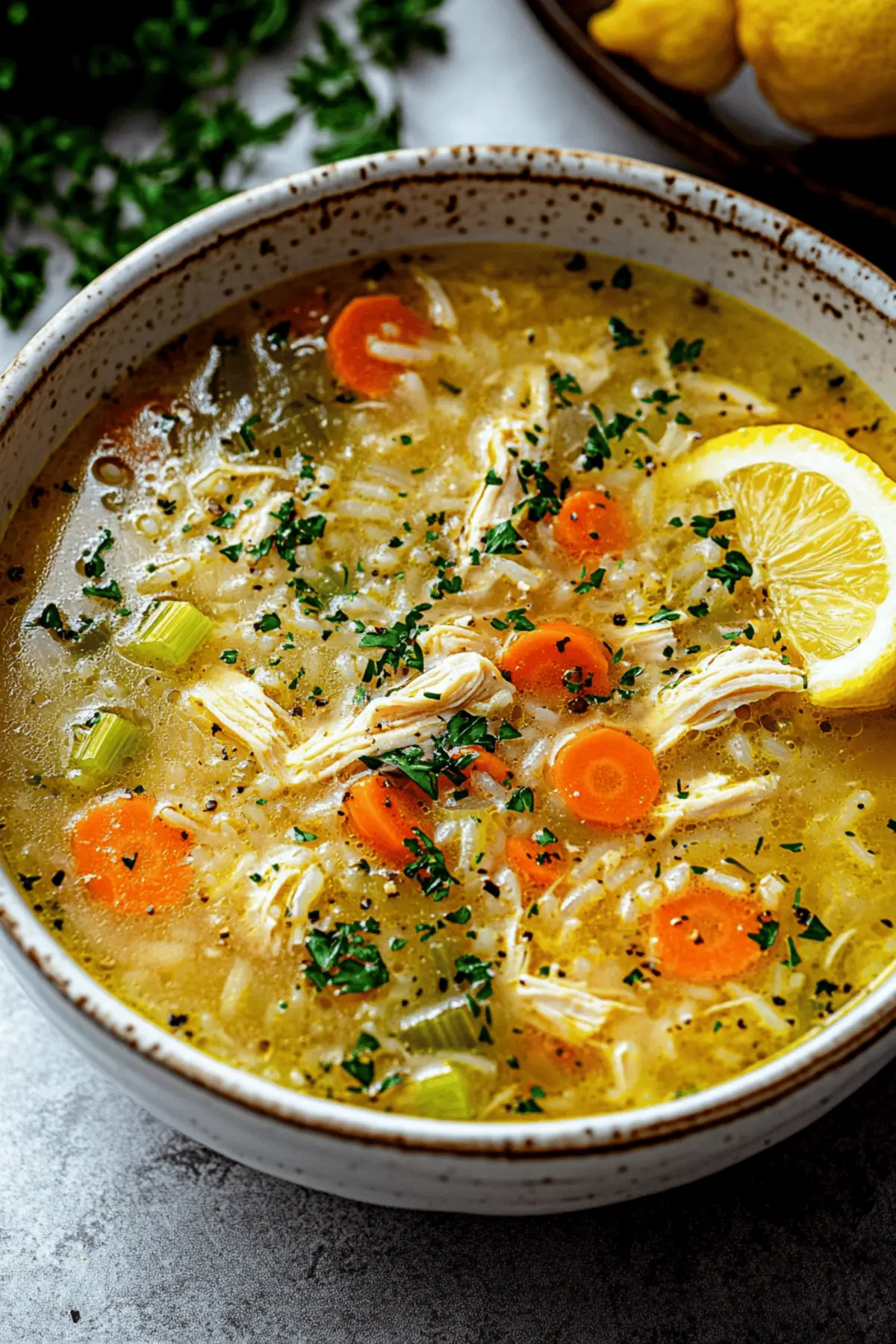 Cozy Chicken Rice Soup
