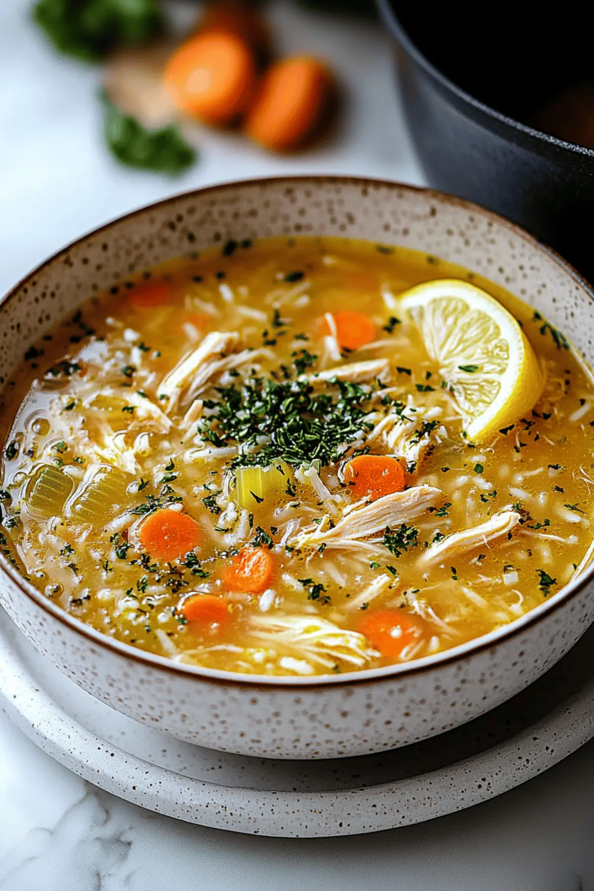 Cozy Chicken Rice Soup