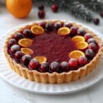 Cranberry-Orange Curd Tart