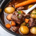 Crockpot Beef Bourguignon