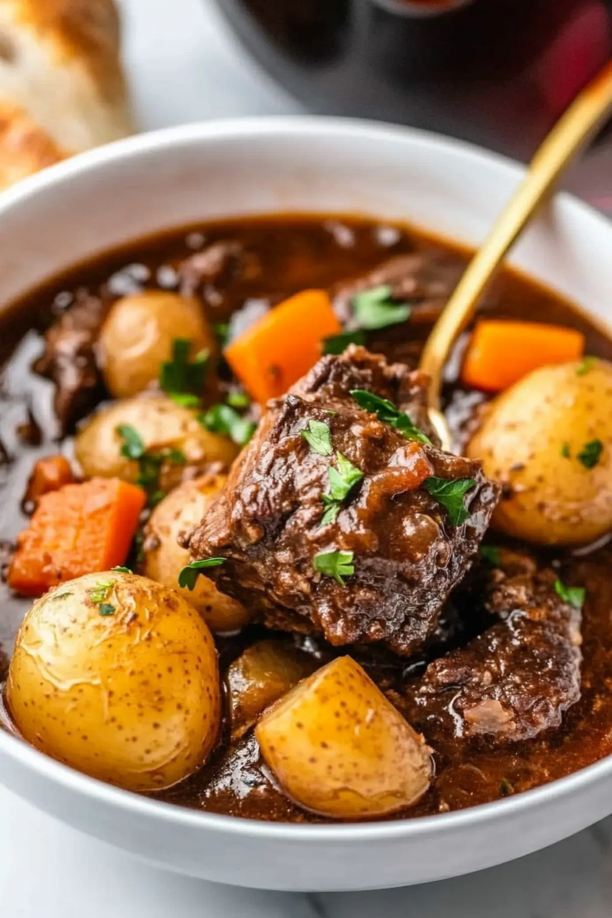 Crockpot Beef Bourguignon