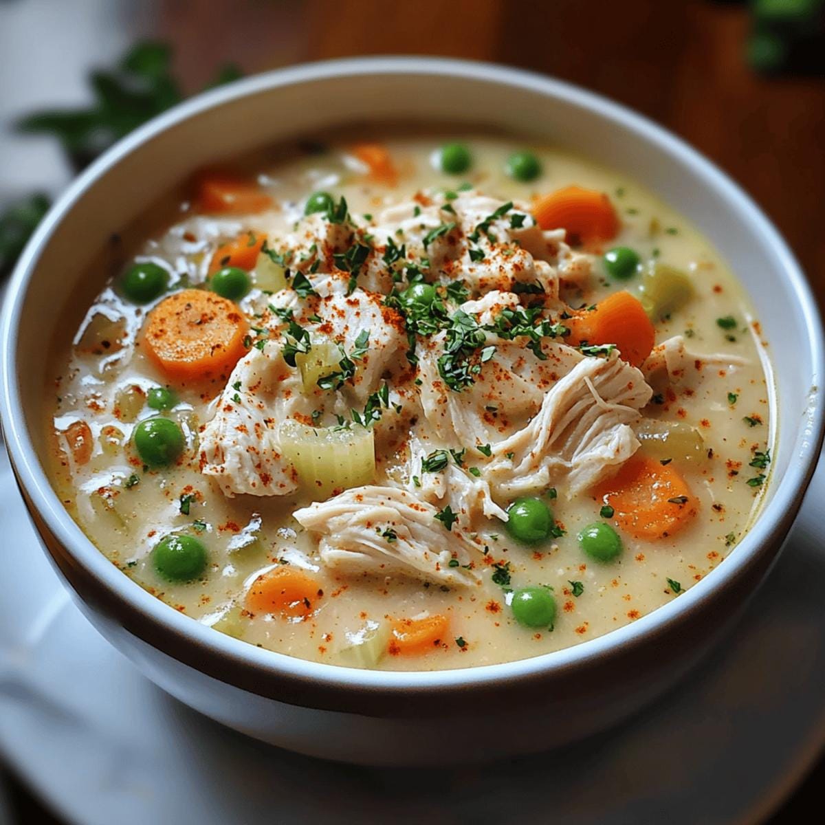 Crockpot Chicken Pot Pie Soup