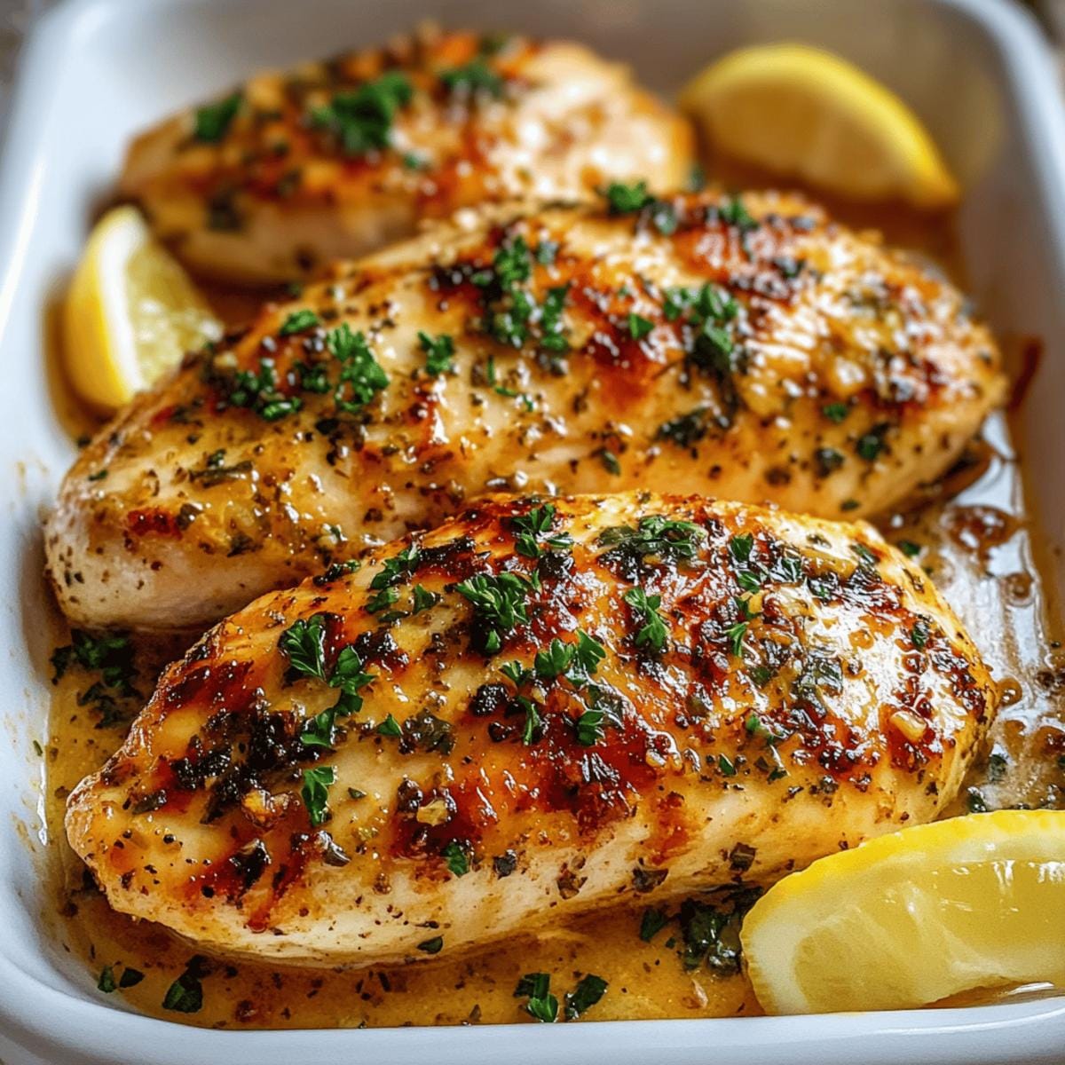 Garlic Butter Baked Chicken Breast