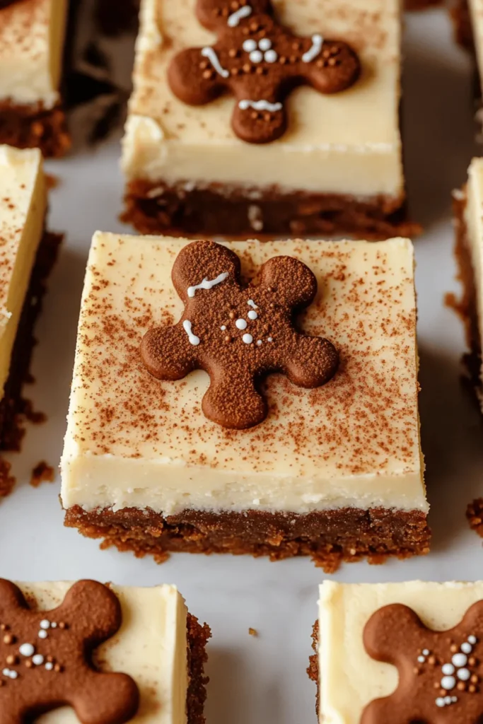 Gingerbread Cheesecake Bars