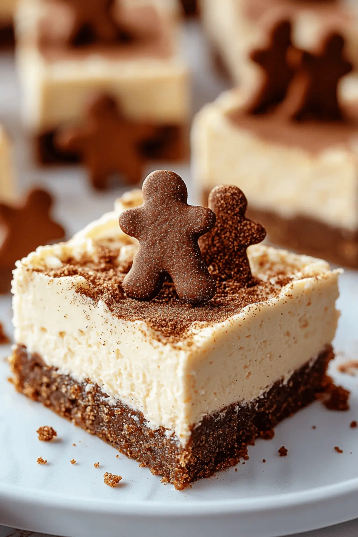 Gingerbread Cheesecake Bars