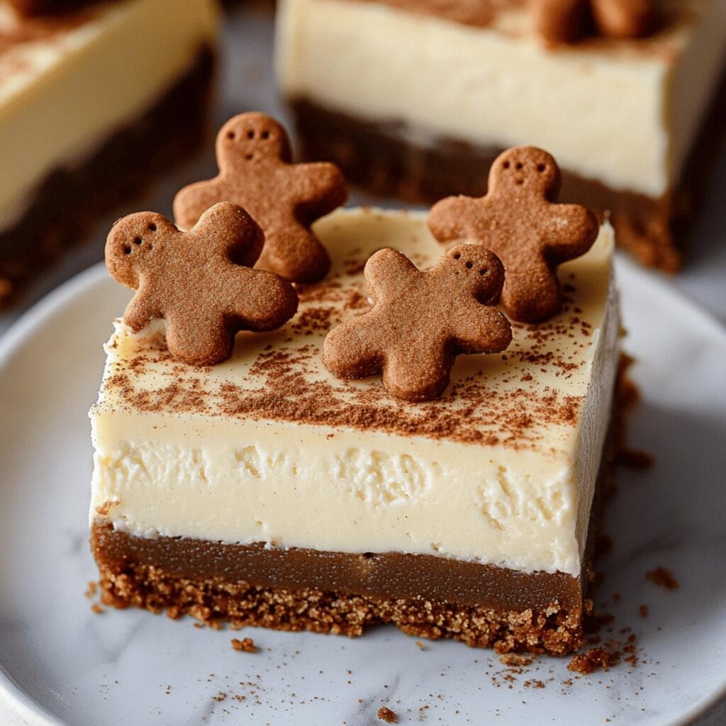 Gingerbread Cheesecake Bars