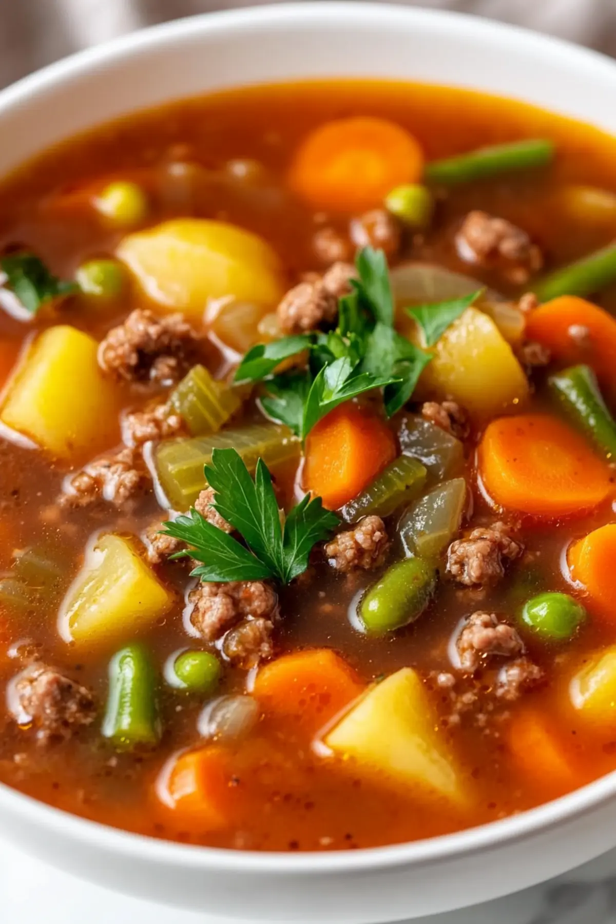 Ground Beef Vegetable Soup
