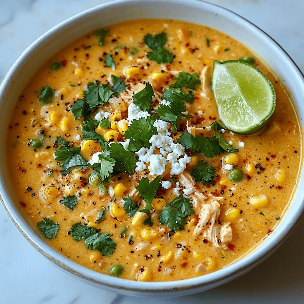 Mexican Street Corn Soup