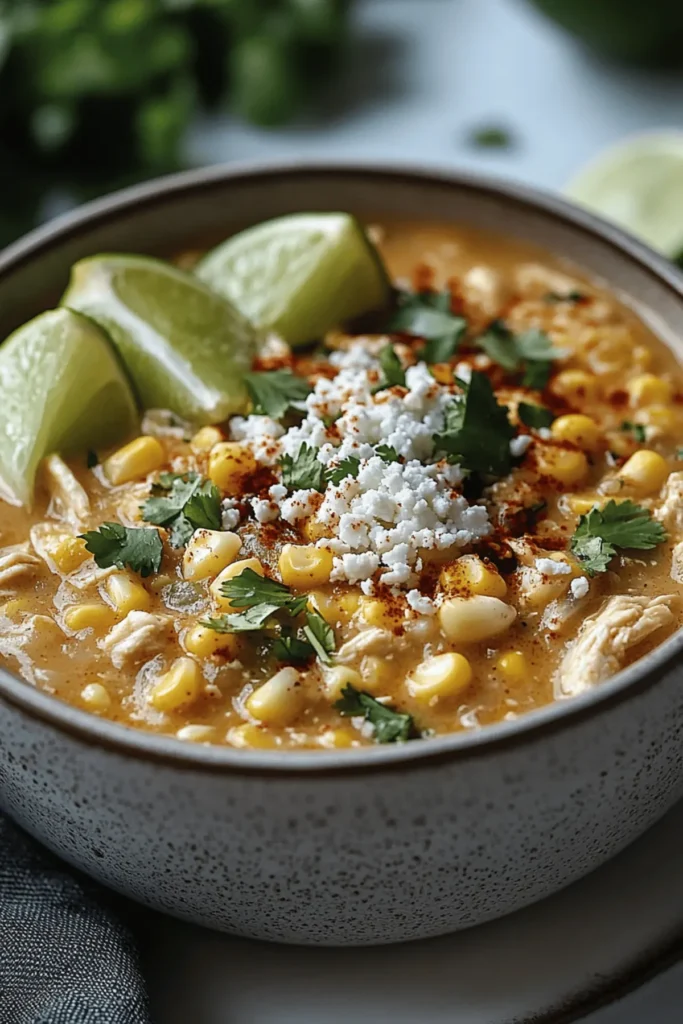Mexican Street Corn White Chicken Chili