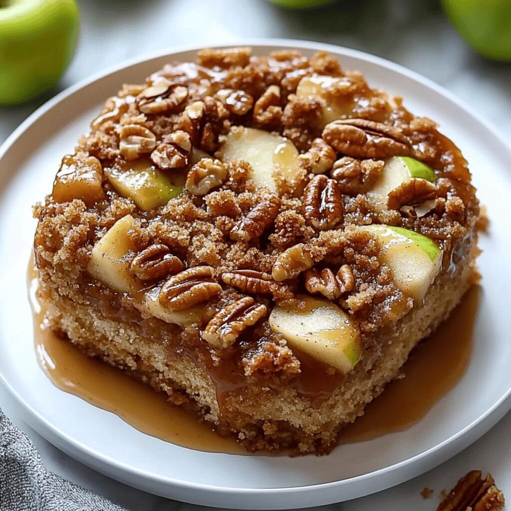 Pecan Apple Crisp Coffee Cake