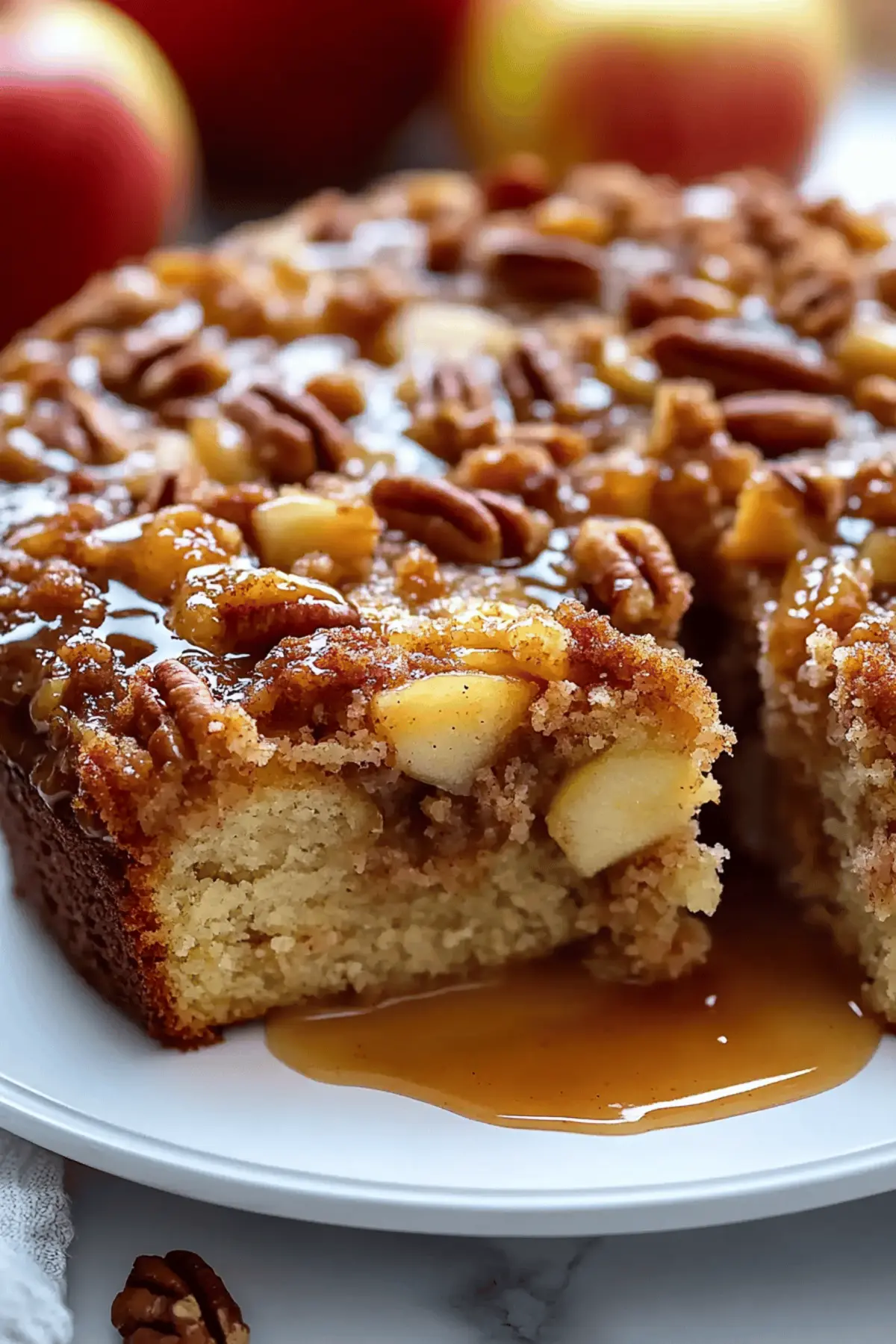 Pecan Apple Crisp Coffee Cake
