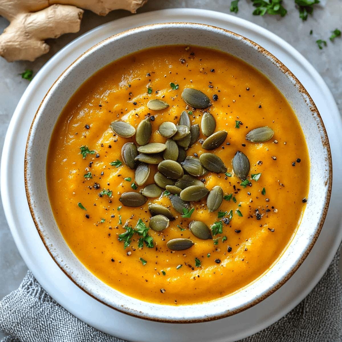 Pumpkin Ginger Soup