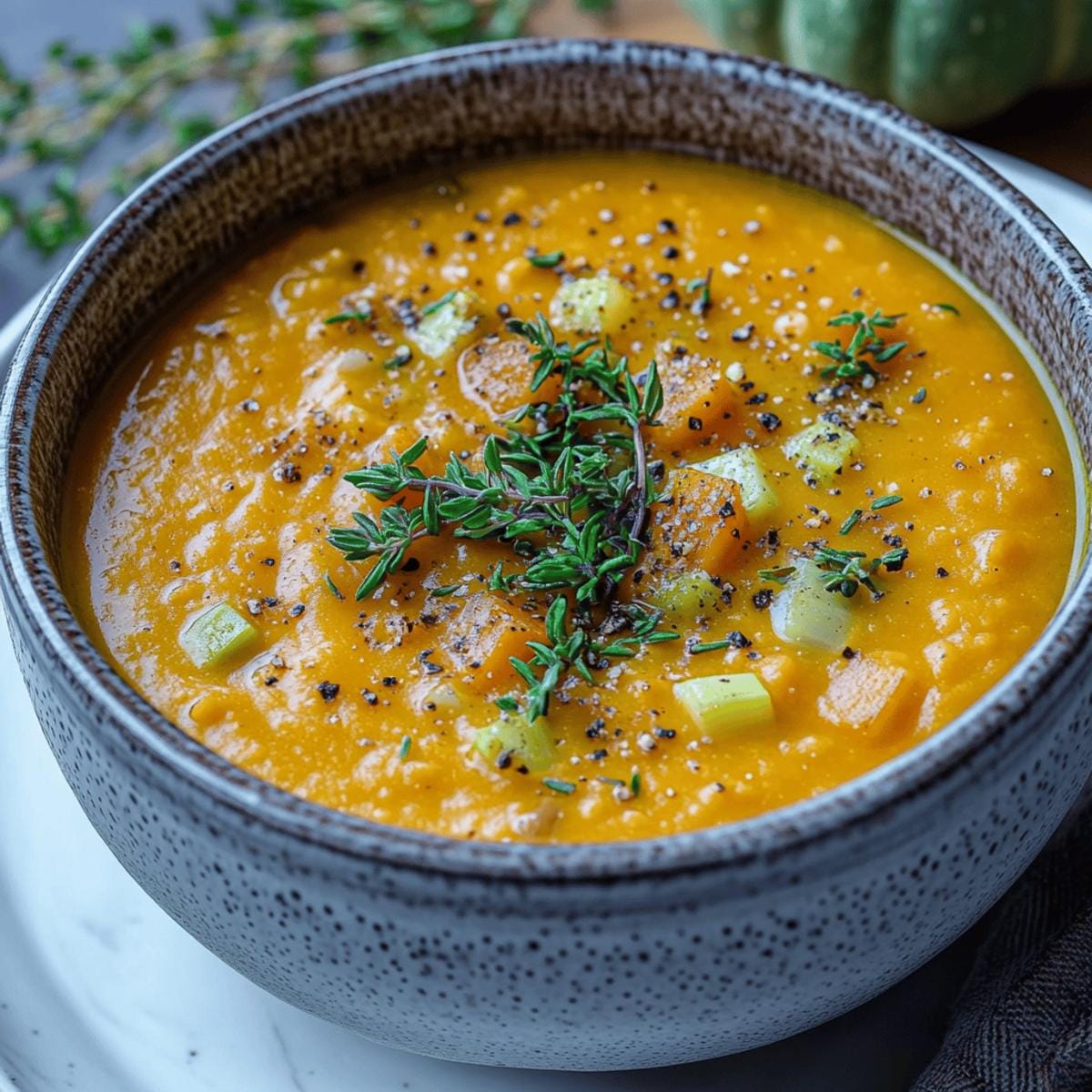 Pumpkin & Leek Soup