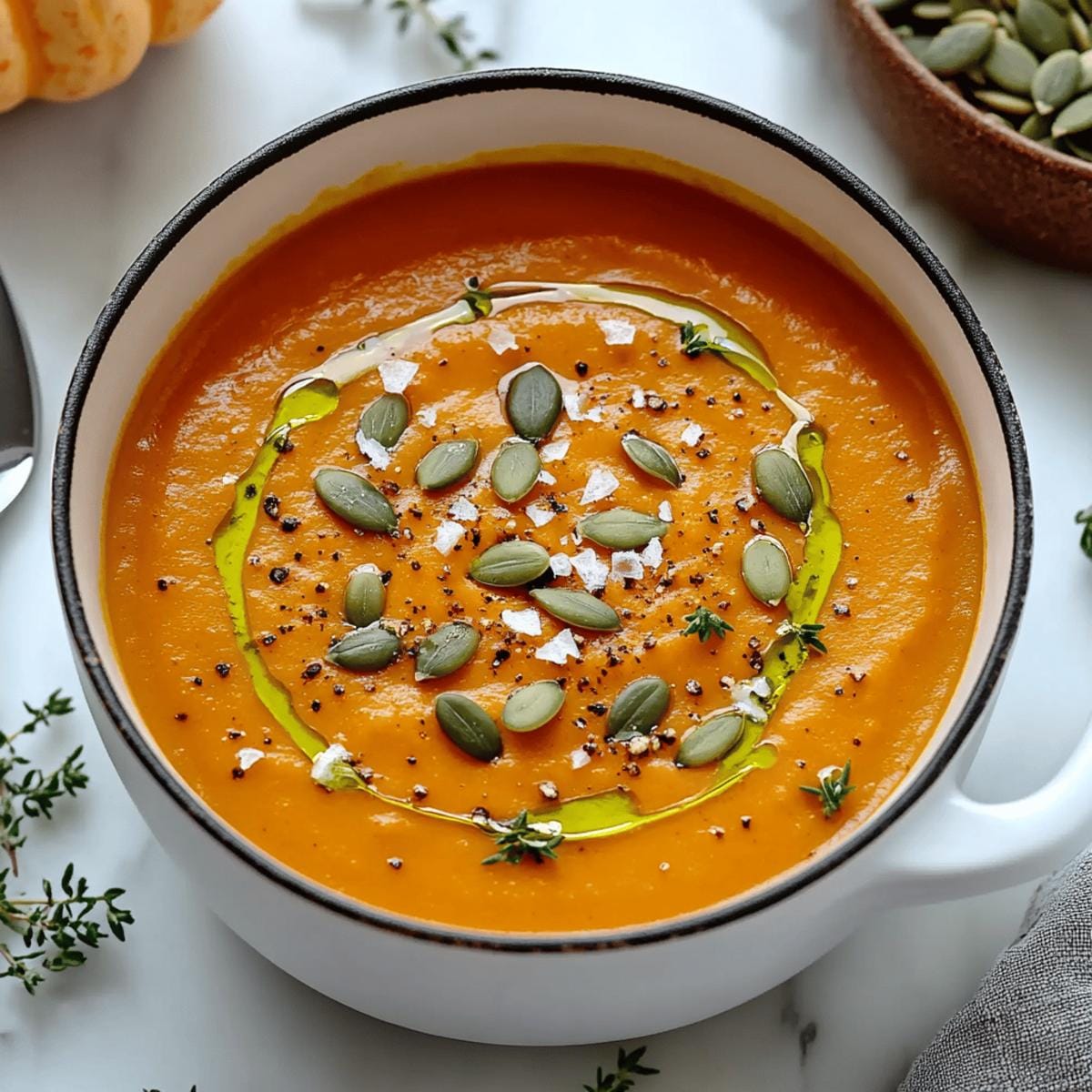 Pumpkin Soup with Canned Pumpkin