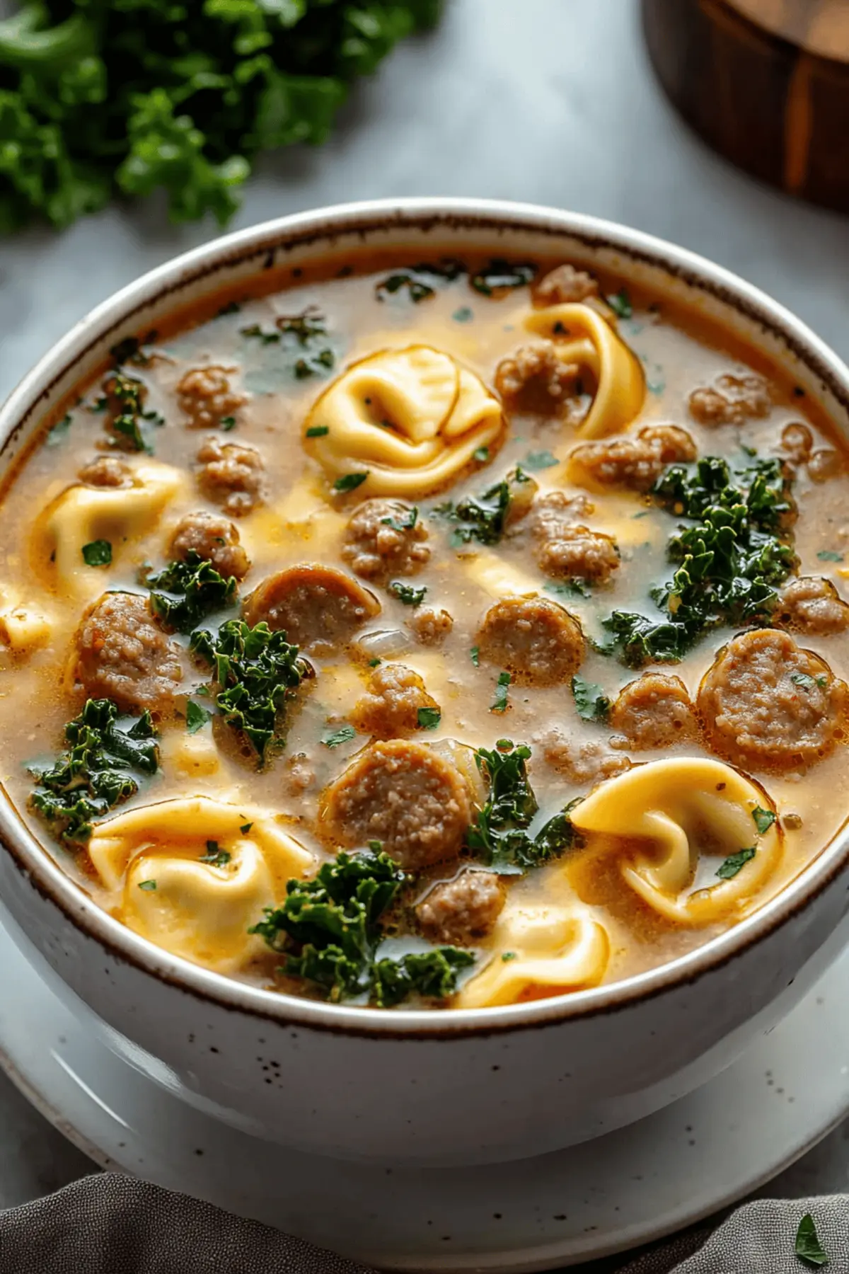 Sausage Tortellini Soup