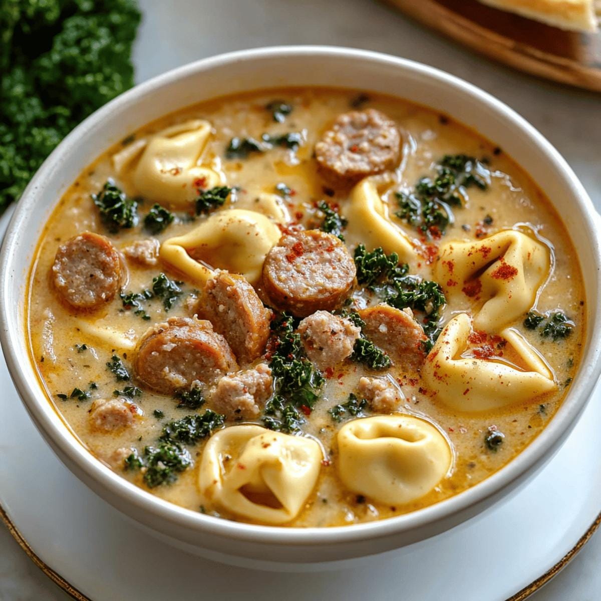 Sausage Tortellini Soup