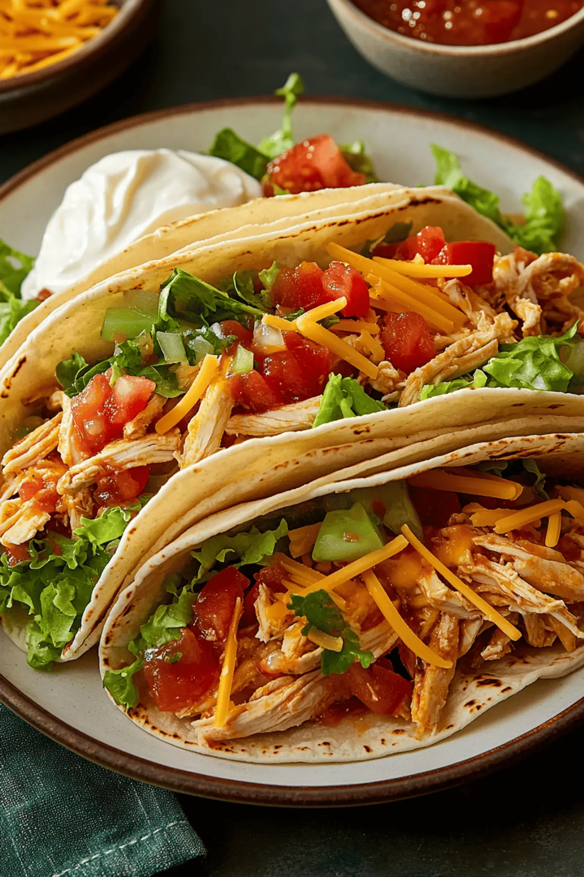 Slow Cooker Chicken Tacos