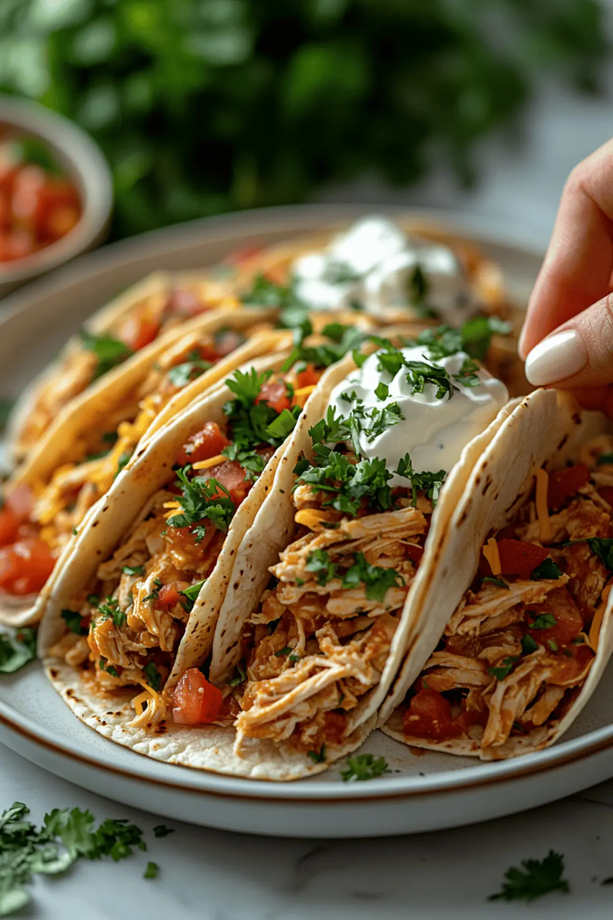 Slow Cooker Chicken Tacos
