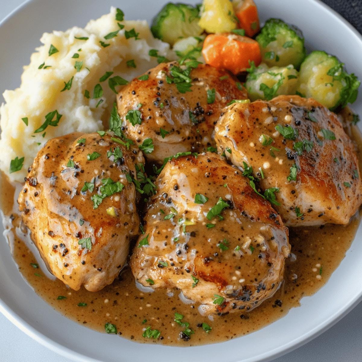 Slow Cooker Honey Mustard Chicken