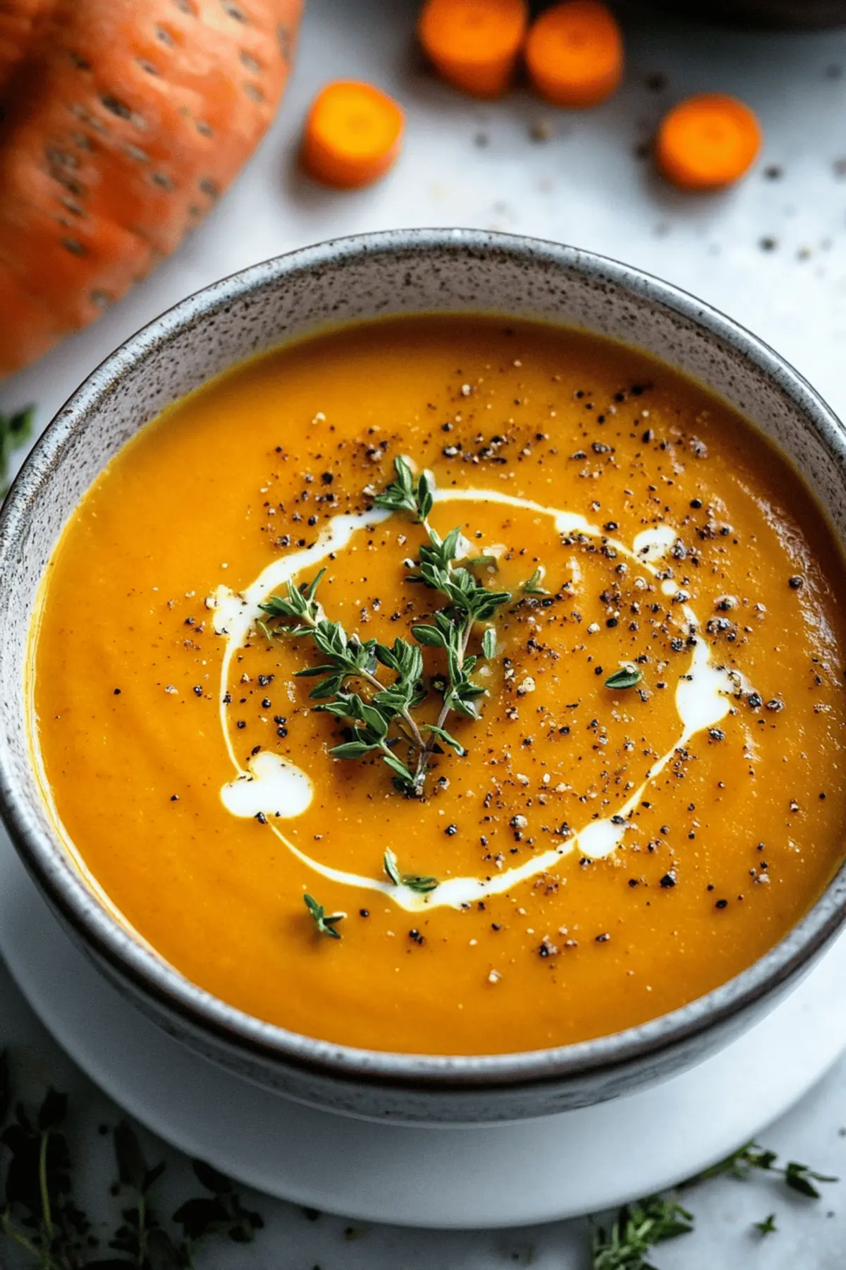 Spiced Carrot and Pumpkin Soup