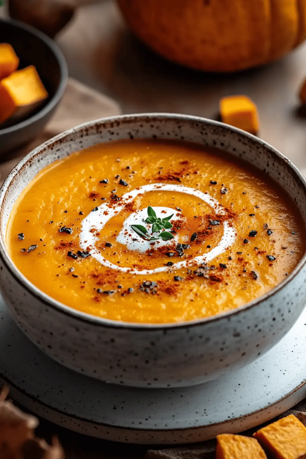 Sweet Potato Pumpkin Soup