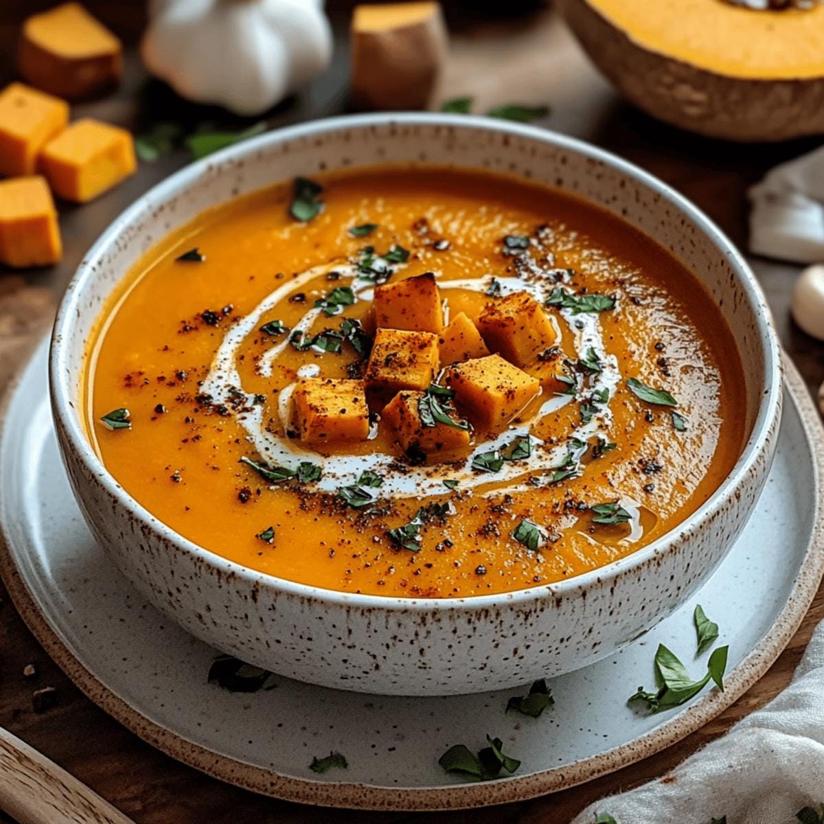 Sweet Potato Pumpkin Soup
