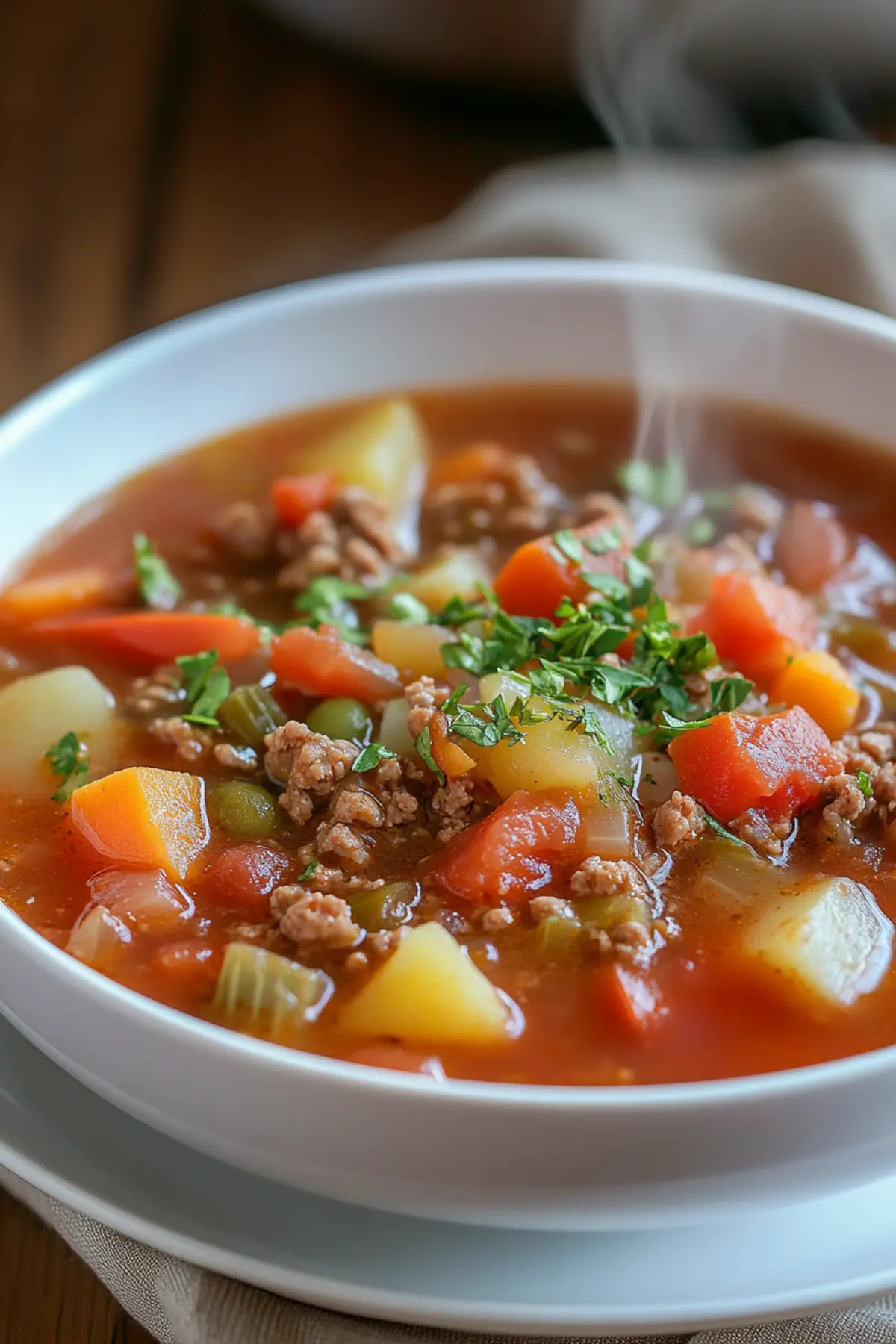 Vegetable Beef Soup (Instant Pot + Stove Top)